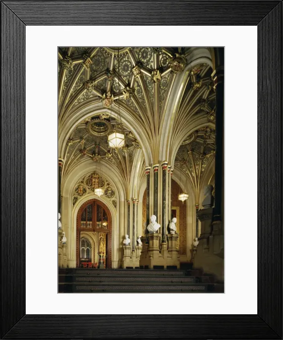 Framed Print : State entrance, House of Lords, Houses of Parliament, Westminster, London Framed Print : State entrance, House of Lords, Houses of Parliament, Westminster, London