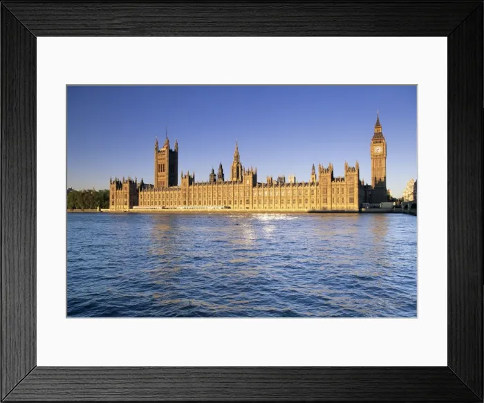 Framed Print : The Houses of Parliament (Palace of Westminster), UNESCO World Heritage Site Framed Print : The Houses of Parliament (Palace of Westminster), UNESCO World Heritage Site