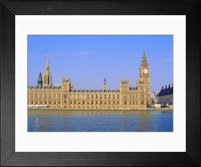 Framed Print : The Houses of Parliament, London, England Framed Print : The Houses of Parliament, London, England