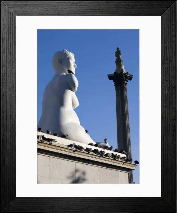 Framed Print : Statue of Alison Lapper, Pregnant, Trafalgar Square, London, England, United Kingdom Framed Print : Statue of Alison Lapper, Pregnant, Trafalgar Square, London, England, United Kingdom
