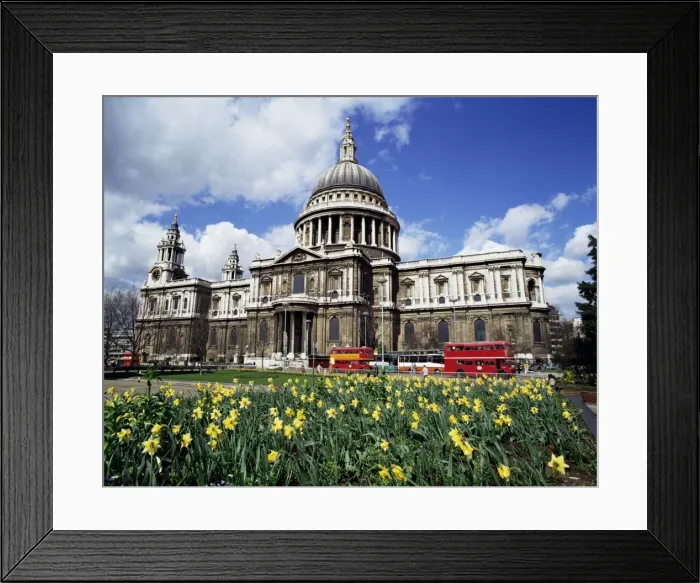 Framed Print : St. Pauls Cathedral, London, England, United Kingdom, Europe Framed Print : St. Pauls Cathedral, London, England, United Kingdom, Europe