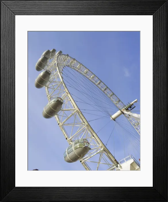 Framed Print : The London Eye, built to commemorate the millennium, London, England, UK Framed Print : The London Eye, built to commemorate the millennium, London, England, UK