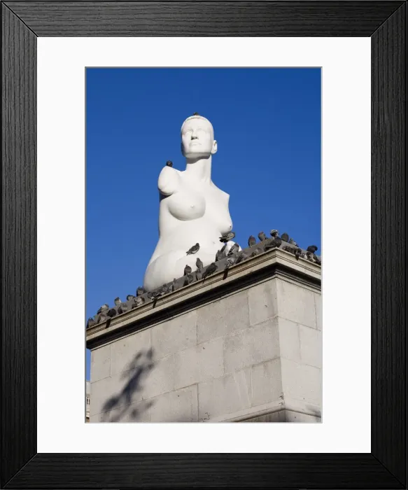Framed Print : Statue of Alison Lapper, Pregnant, Trafalgar Square, London, England, United Kingdom Framed Print : Statue of Alison Lapper, Pregnant, Trafalgar Square, London, England, United Kingdom