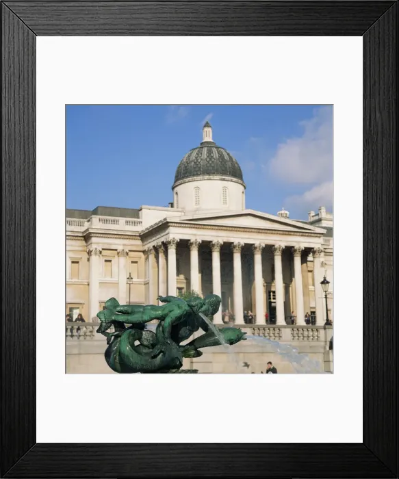 Framed Print : National Gallery and Trafalgar Square, London, England, United Kingdom, Europe Framed Print : National Gallery and Trafalgar Square, London, England, United Kingdom, Europe