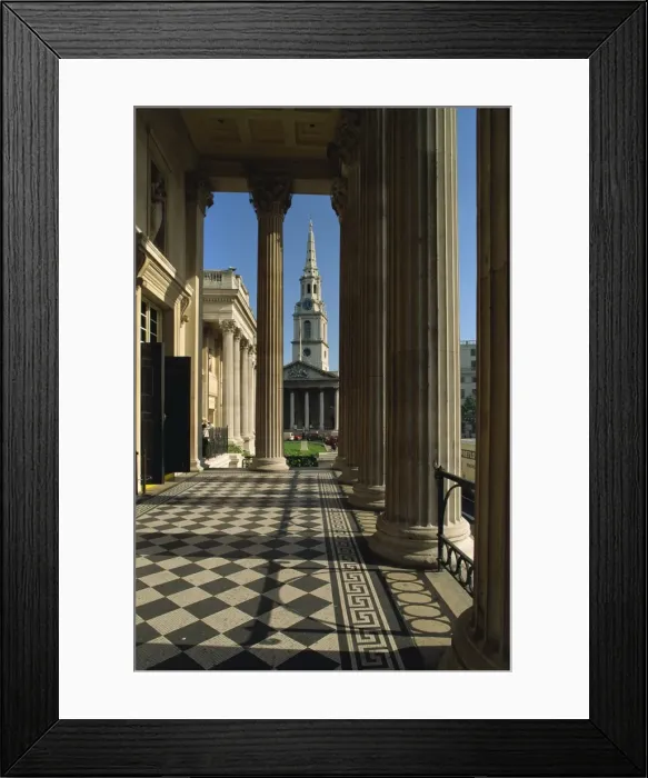 Framed Print : St. Martin in the Fields, seen from the National Gallery, Trafalgar Square Framed Print : St. Martin in the Fields, seen from the National Gallery, Trafalgar Square
