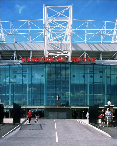 Manchester United football stadium, Old Trafford, Manchester, England, United Kingdom