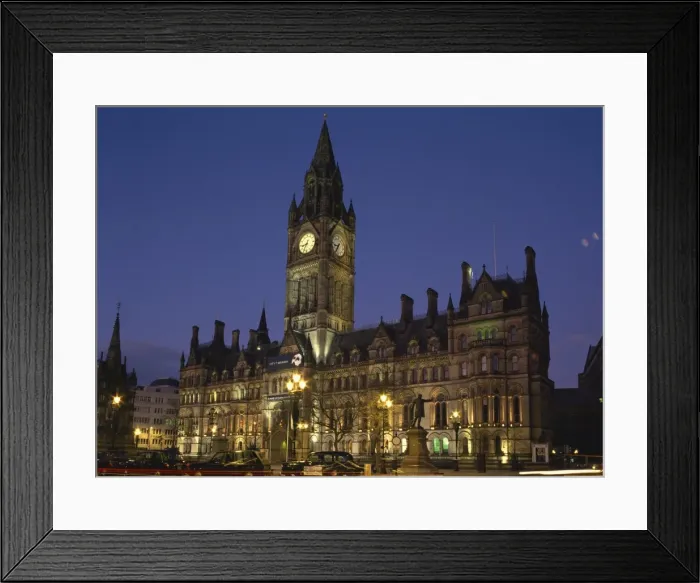 Framed Print : Manchester Town Hall, Manchester, England, United Kingdom, Europe Framed Print : Manchester Town Hall, Manchester, England, United Kingdom, Europe