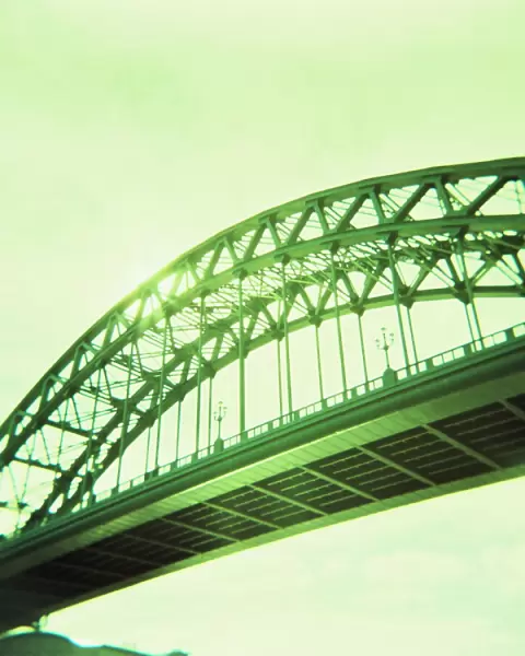 Arched bridge over River Tyne, Newcastle upon Tyne, Tyne and Wear, England