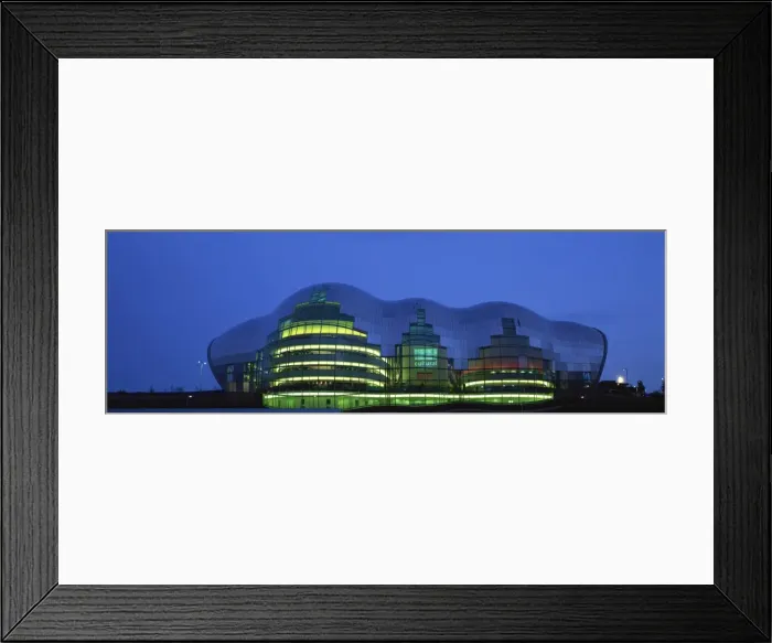 Framed Print : Sage Music Hall at night, Quayside, Newcastle upon Tyne, Tyne and Wear Framed Print : Sage Music Hall at night, Quayside, Newcastle upon Tyne, Tyne and Wear