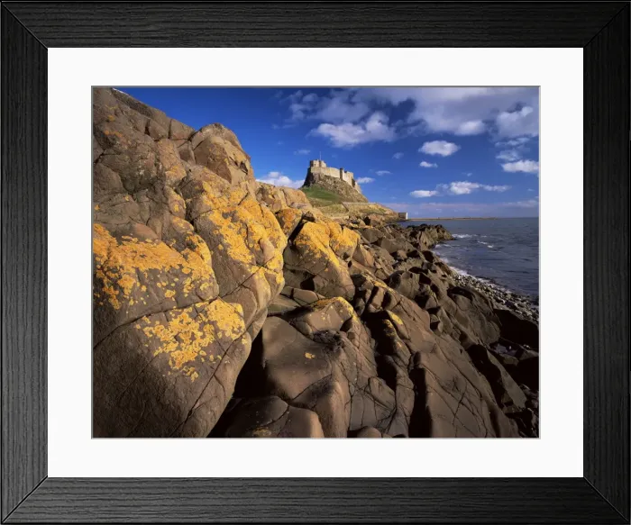 Framed Print : Lindisfarne Castle, Holy Island, Northumberland, England, United Kingdom, Europe
