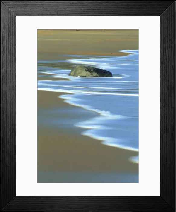 Framed Print : Waves breaking on beach, Northumberland, England, United Kingdom, Europe Framed Print : Waves breaking on beach, Northumberland, England, United Kingdom, Europe