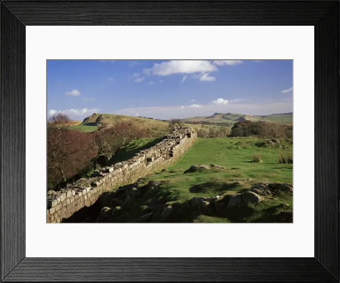 Framed Print : Wallcrags, Roman wall, Hadrians Wall, UNESCO World Heritage Site, Northumberland Framed Print : Wallcrags, Roman wall, Hadrians Wall, UNESCO World Heritage Site, Northumberland