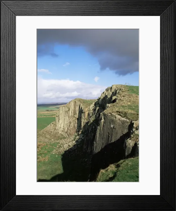 Framed Print : Roman Wall, Wallcrags, Northumbria, England, United Kingdom, Europe Framed Print : Roman Wall, Wallcrags, Northumbria, England, United Kingdom, Europe