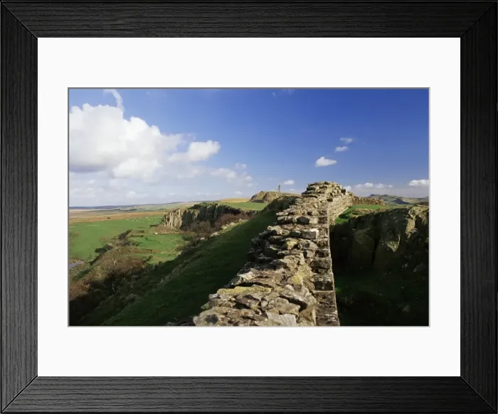 Framed Print : Wallcrags, Roman wall, Hadrians Wall, UNESCO World Heritage Site, Northumberland Framed Print : Wallcrags, Roman wall, Hadrians Wall, UNESCO World Heritage Site, Northumberland