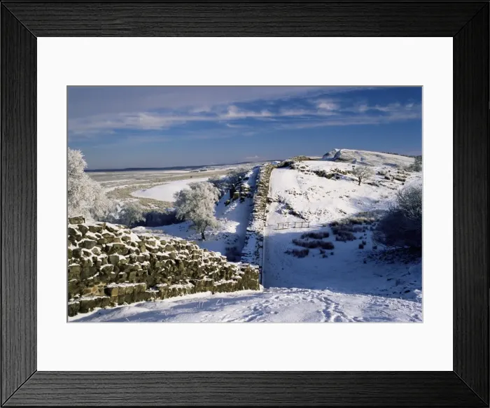 Framed Print : Roman Wall, Wallcrags to East, Northumbria, England, United Kingdom, Europe Framed Print : Roman Wall, Wallcrags to East, Northumbria, England, United Kingdom, Europe