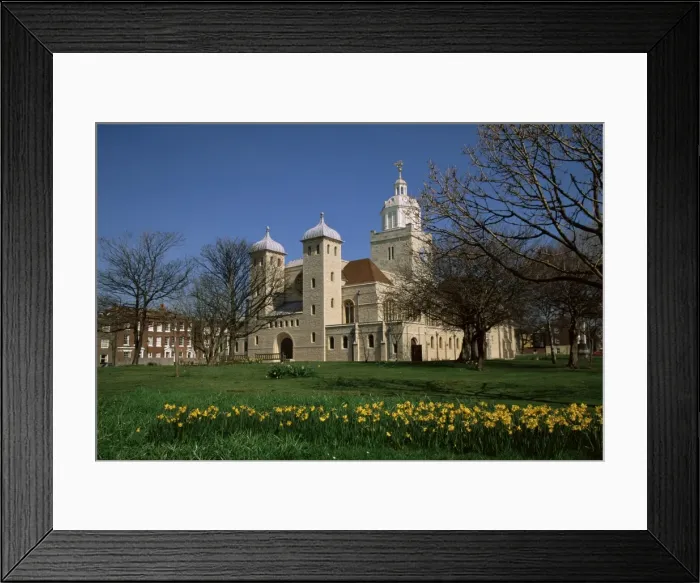 Framed Print : Cathedral in spring, Old Portsmouth, Hampshire, England, United Kingdom, Europe Framed Print : Cathedral in spring, Old Portsmouth, Hampshire, England, United Kingdom, Europe