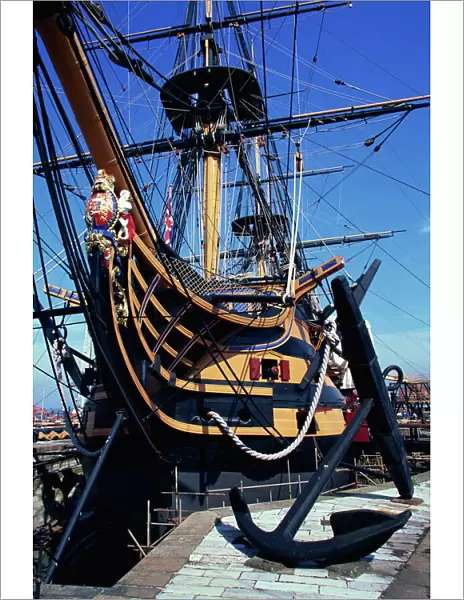 HMS Victory, Portsmouth Dockyard, Portsmouth, Hampshire, England, United Kingdom, Europe