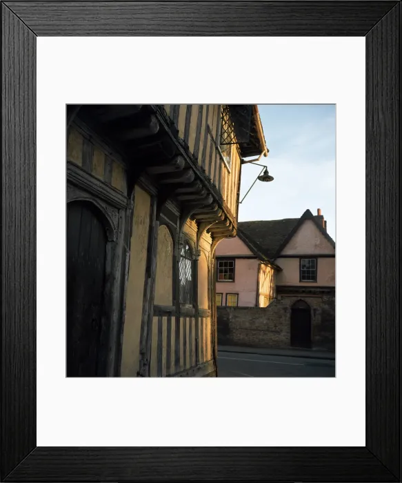 Framed Print : Tudor shops and Priory Farm, Lavenham, Suffolk, England, United Kingdom, Europe Framed Print : Tudor shops and Priory Farm, Lavenham, Suffolk, England, United Kingdom, Europe