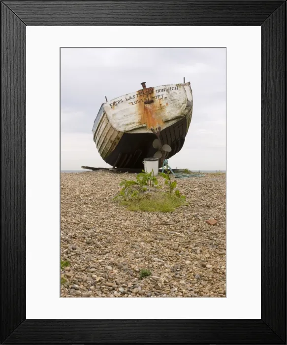 Framed Print : Fishing boat on Orford beach, Suffolk coast, England, United Kingdom, Europe Framed Print : Fishing boat on Orford beach, Suffolk coast, England, United Kingdom, Europe