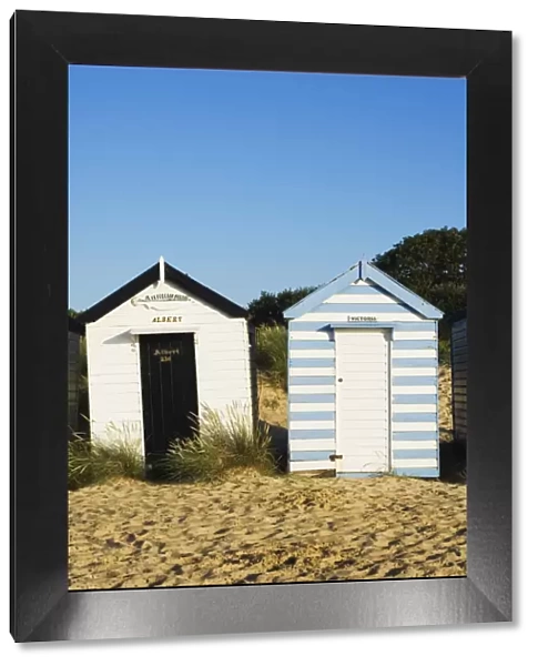 Beach huts, Southwold, Suffolk, England, United Kingdom, Europe
