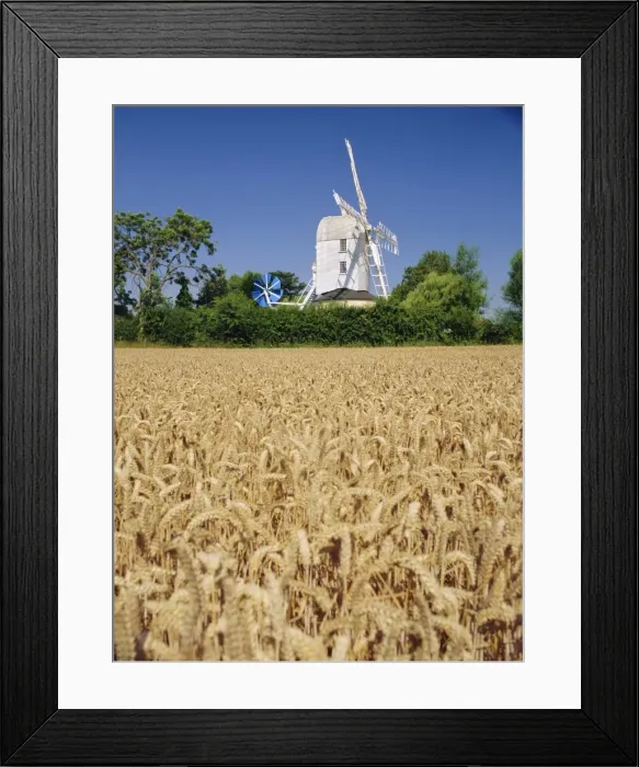 Framed Print : The Post Mill, Saxtead Green, Suffolk, England, UK, Europe Framed Print : The Post Mill, Saxtead Green, Suffolk, England, UK, Europe