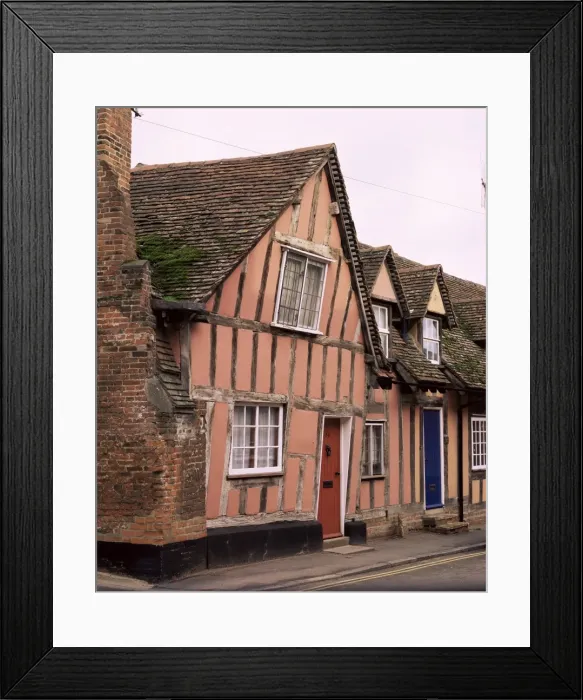 Framed Print : Timbered houses, Lavenham, Suffolk, England, United Kingdom, Europe Framed Print : Timbered houses, Lavenham, Suffolk, England, United Kingdom, Europe
