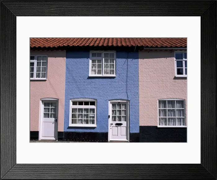 Framed Print : Cottages, Southwold, Suffolk, England, United Kingdom, Europe Framed Print : Cottages, Southwold, Suffolk, England, United Kingdom, Europe