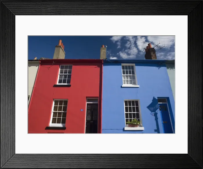 Framed Print : Brightly painted houses, North Laine area, Brighton, Sussex, England, United Kingdom Framed Print : Brightly painted houses, North Laine area, Brighton, Sussex, England, United Kingdom