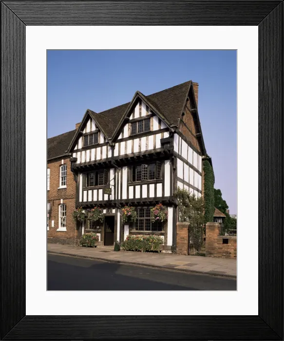 Framed Print : Nashs House, New Place, Stratford-upon-Avon, Warwickshire, England Framed Print : Nashs House, New Place, Stratford-upon-Avon, Warwickshire, England