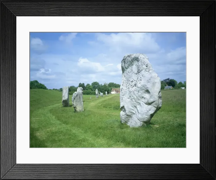 Framed Print : Standing stones in prehistoric stone circle, Avebury, UNESCO World Heritage Site Framed Print : Standing stones in prehistoric stone circle, Avebury, UNESCO World Heritage Site