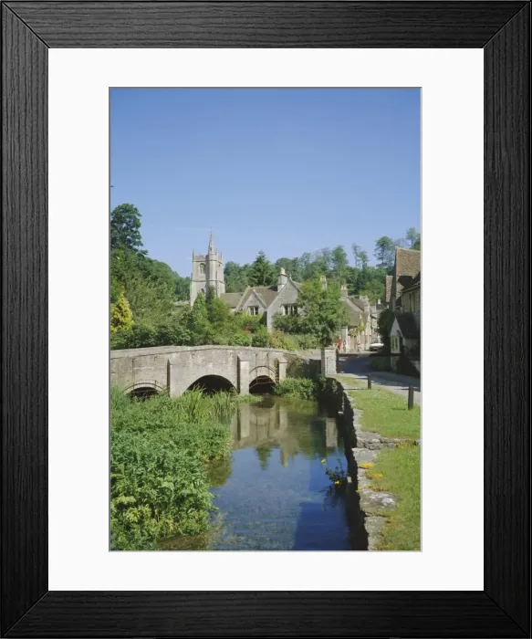 Framed Print : Castle Combe, Wiltshire, England, UK, Europe Framed Print : Castle Combe, Wiltshire, England, UK, Europe
