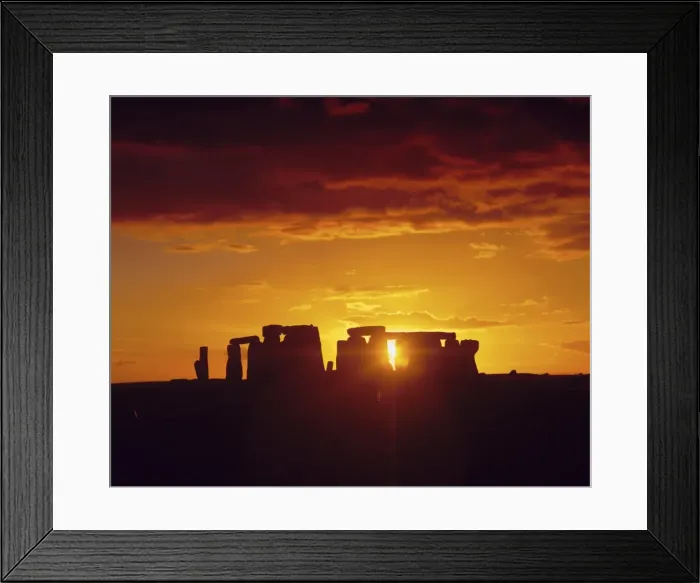 Framed Print : Stonehenge, Ancient ruins, Wiltshire, England, UK, Europe