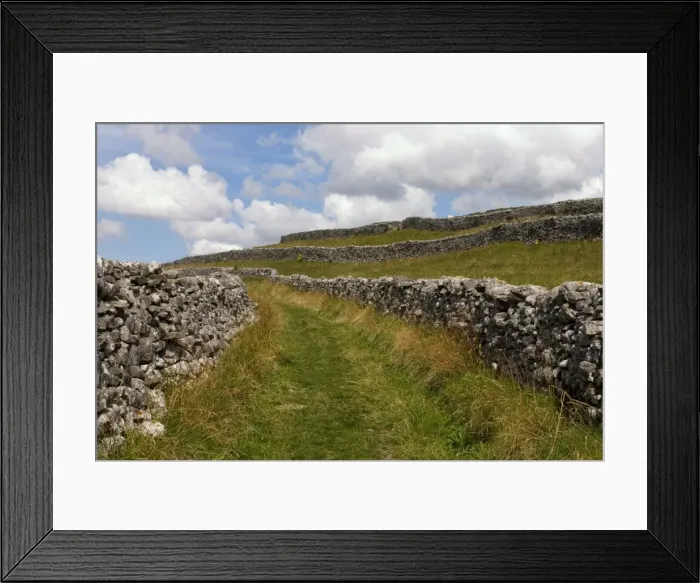 Framed Print : Footpath on the Dales Way, Grassington, Yorkshire Dales National Park, North Yorkshire Framed Print : Footpath on the Dales Way, Grassington, Yorkshire Dales National Park, North Yorkshire