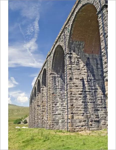 Ribblehead railway viaduct, on the Carlisle to Settle and Leeds cross-Pennine route