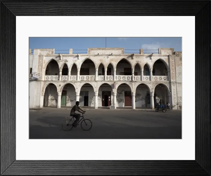 Framed Print : Ottoman architecture visible in the coastal town of Massawa, Eritrea, Africa Framed Print : Ottoman architecture visible in the coastal town of Massawa, Eritrea, Africa