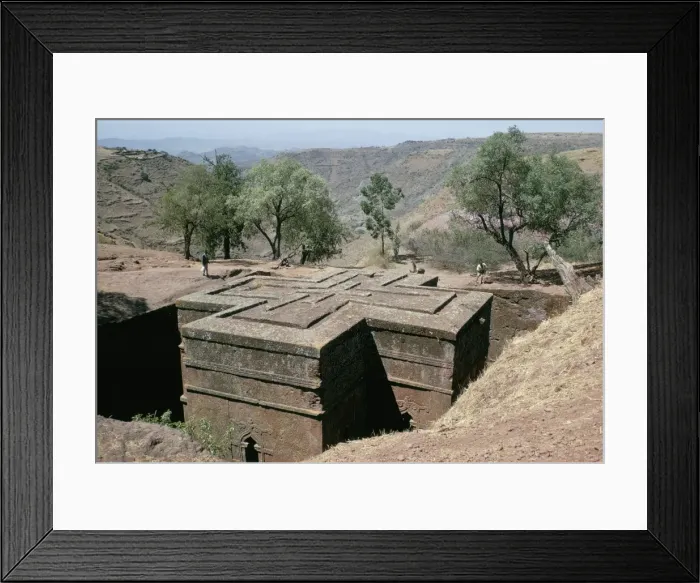 Framed Print : Rock-cut Christian church, Lalibela, UNESCO World Heritage Site, Ethiopia, Africa Framed Print : Rock-cut Christian church, Lalibela, UNESCO World Heritage Site, Ethiopia, Africa