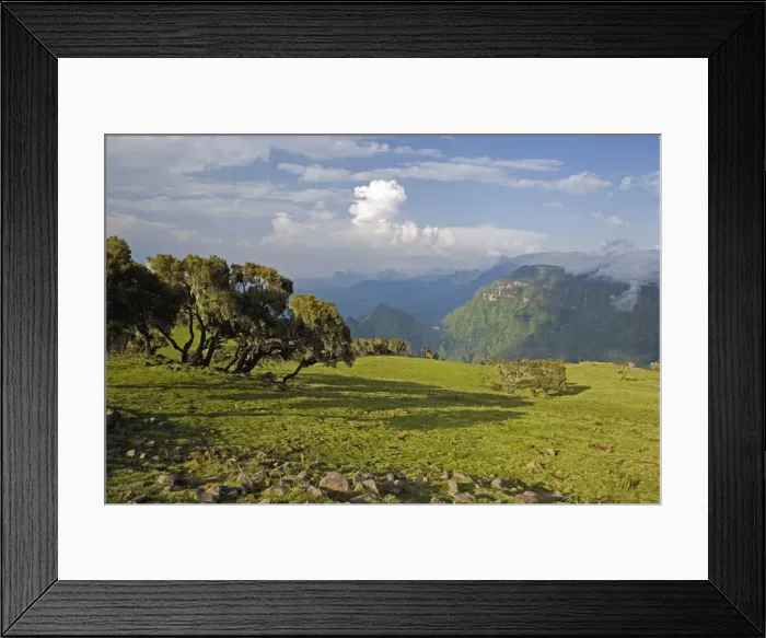 Framed Print : View looking towards the Nortern Escarpment near Sankaber, UNESCO World Heritage Site Framed Print : View looking towards the Nortern Escarpment near Sankaber, UNESCO World Heritage Site