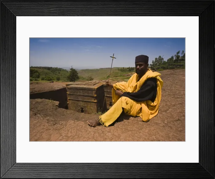 Framed Print : The Sunken Rock Hewn church of Bet Giyorgis (St George), Lalibela, Northern Ethiopia Framed Print : The Sunken Rock Hewn church of Bet Giyorgis (St George), Lalibela, Northern Ethiopia
