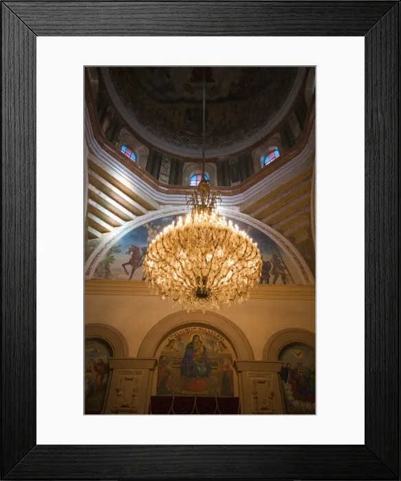 Framed Print : Decorated ceiling in Holy Trinity Cathedral, the largest Orthodox church in the country Framed Print : Decorated ceiling in Holy Trinity Cathedral, the largest Orthodox church in the country