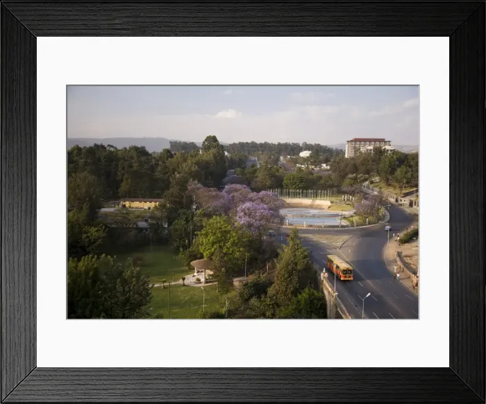 Framed Print : Elevated view looking towards the Hilton Hotel, Addis Ababa, Ethiopia, Africa Framed Print : Elevated view looking towards the Hilton Hotel, Addis Ababa, Ethiopia, Africa