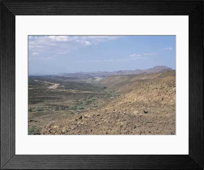Framed Print : Marginal rift faults of desert basin, Danakil Depresssion, Ethiopia, Africa Framed Print : Marginal rift faults of desert basin, Danakil Depresssion, Ethiopia, Africa