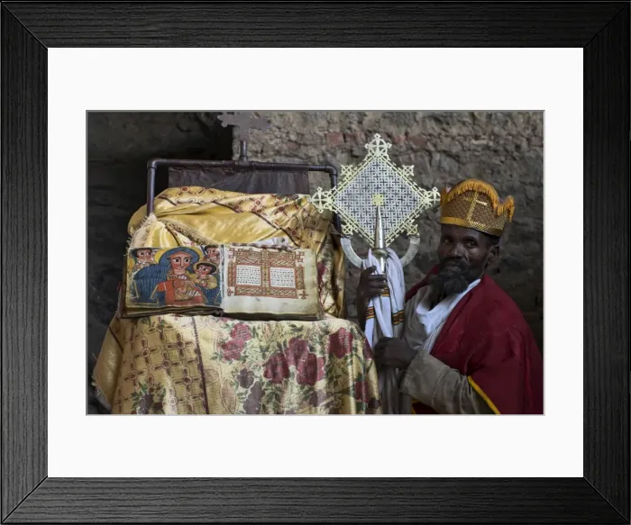 Framed Print : Na akuto La ab, built by King Lalibelas successor of the same name Framed Print : Na akuto La ab, built by King Lalibelas successor of the same name