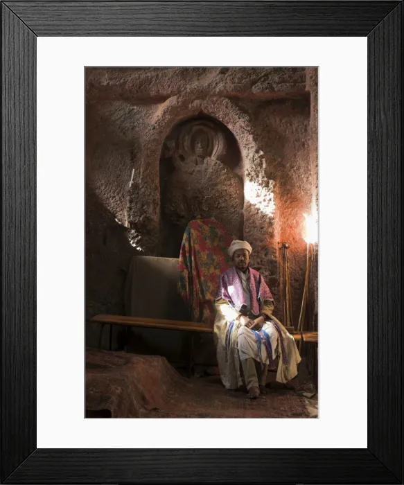 Framed Print : Church interior, Lalibela, Ethiopia, Africa Framed Print : Church interior, Lalibela, Ethiopia, Africa