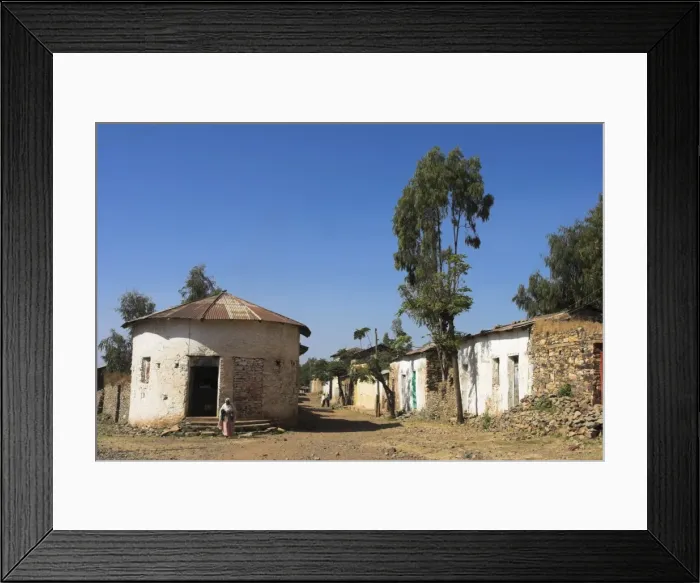 Framed Print : Street scene, Aksum, Ethiopia, Africa Framed Print : Street scene, Aksum, Ethiopia, Africa