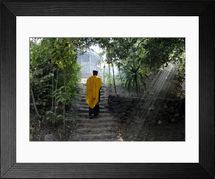 Framed Print : Monk, Entos Eyesu monastery, Lake Tana, Ethiopia, Africa Framed Print : Monk, Entos Eyesu monastery, Lake Tana, Ethiopia, Africa