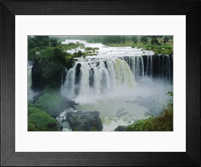 Framed Print : Waterfall, Blue Nile near Lake Tana, Gondar, Ethiopia, Africa Framed Print : Waterfall, Blue Nile near Lake Tana, Gondar, Ethiopia, Africa