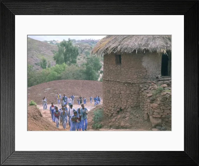 Framed Print : Lalibela, Wollo region, Ethiopia, Africa Framed Print : Lalibela, Wollo region, Ethiopia, Africa