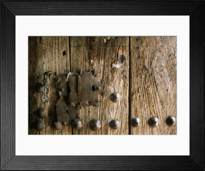 Framed Print : Close-up of door, Bieta Mercurios, Gabriel et Raphael, Lalibela, Wollo region Framed Print : Close-up of door, Bieta Mercurios, Gabriel et Raphael, Lalibela, Wollo region