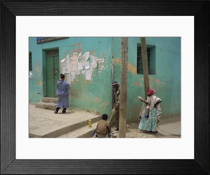 Framed Print : Historic independence location where Menelik defeated the Italians, Adua Framed Print : Historic independence location where Menelik defeated the Italians, Adua