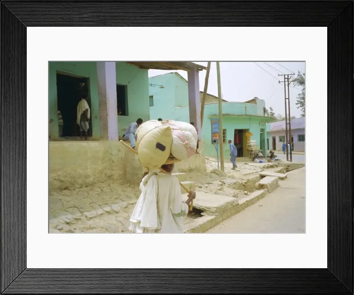 Framed Print : Village of Adua in the Abyssinian region of Tigre, Ethiopia Africa Framed Print : Village of Adua in the Abyssinian region of Tigre, Ethiopia Africa